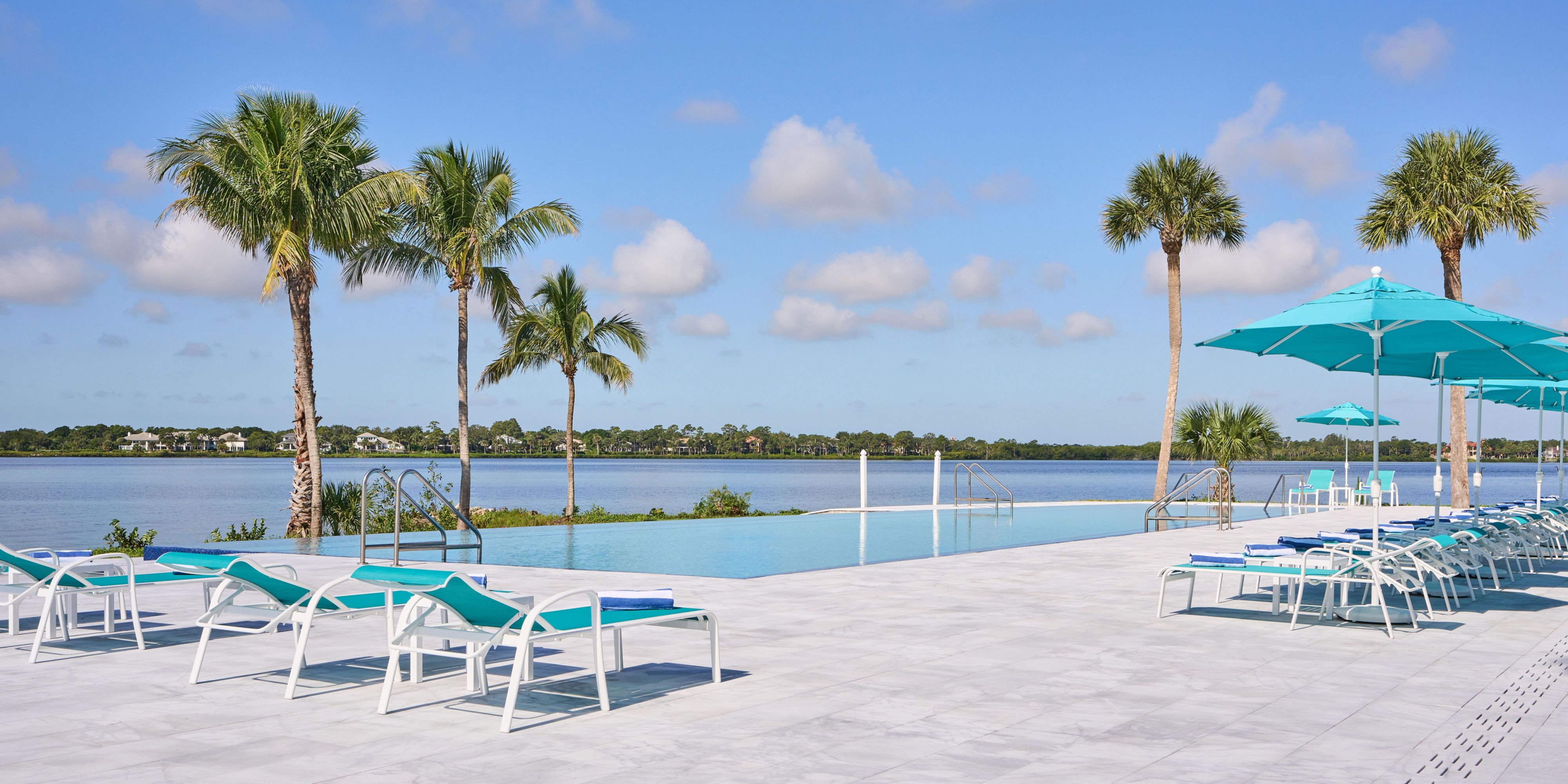 Pool on the river front