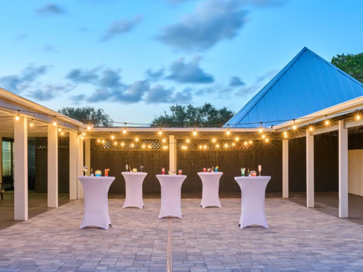 The Spanish Patio great for receptions