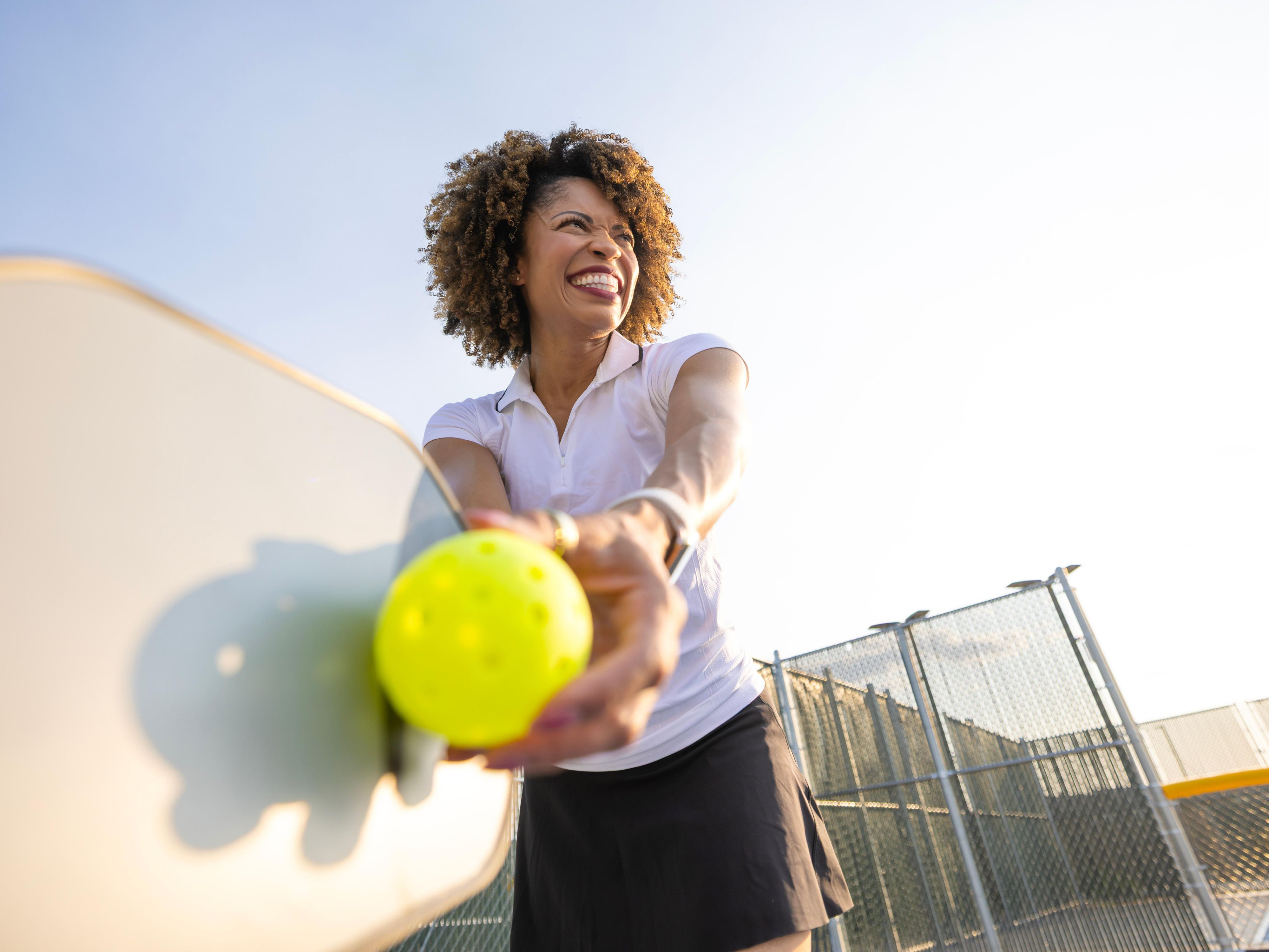Enjoy pickleball on our sports courts