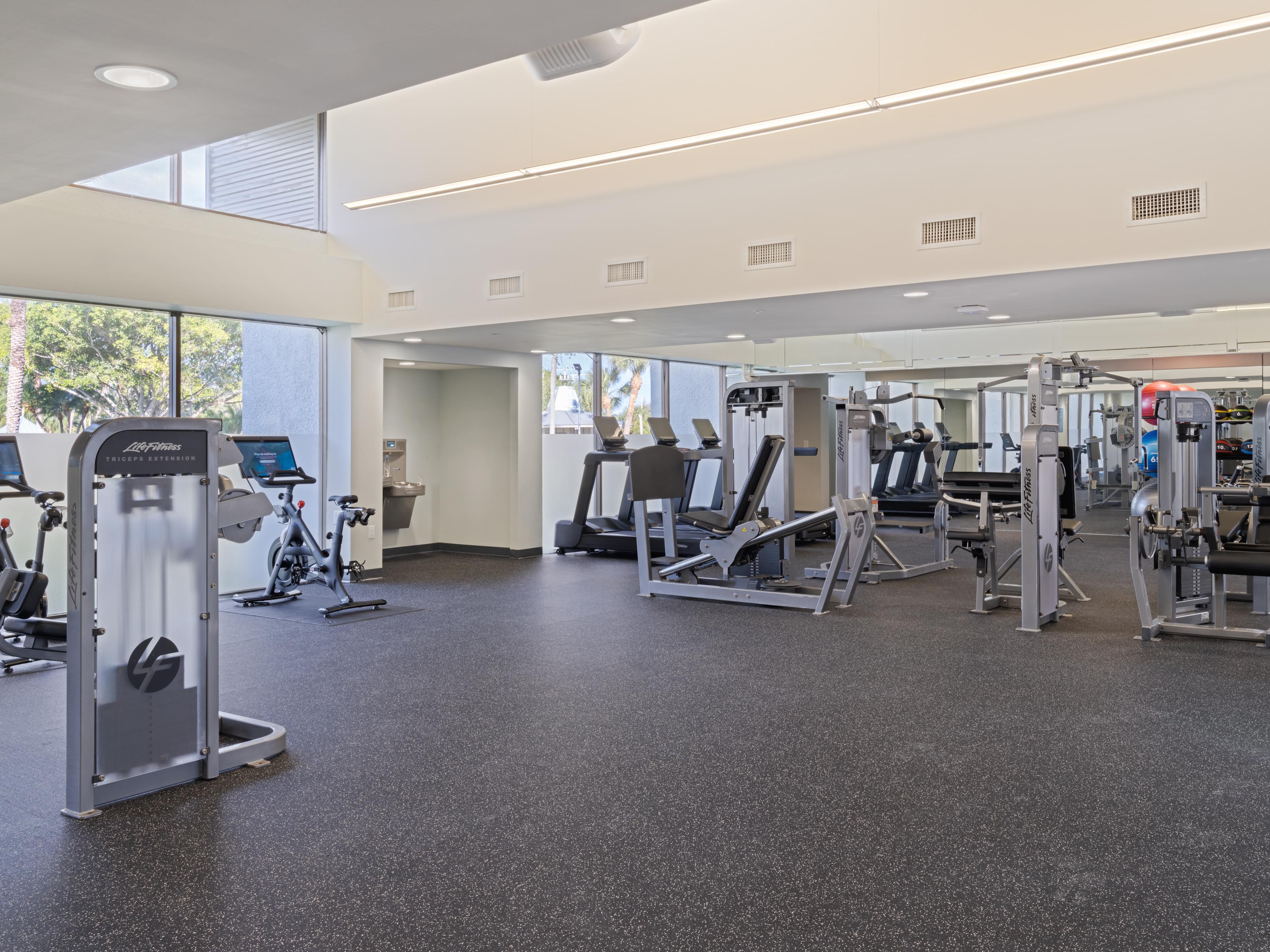 Cardio, weights, and space to move. Your workout, upgraded