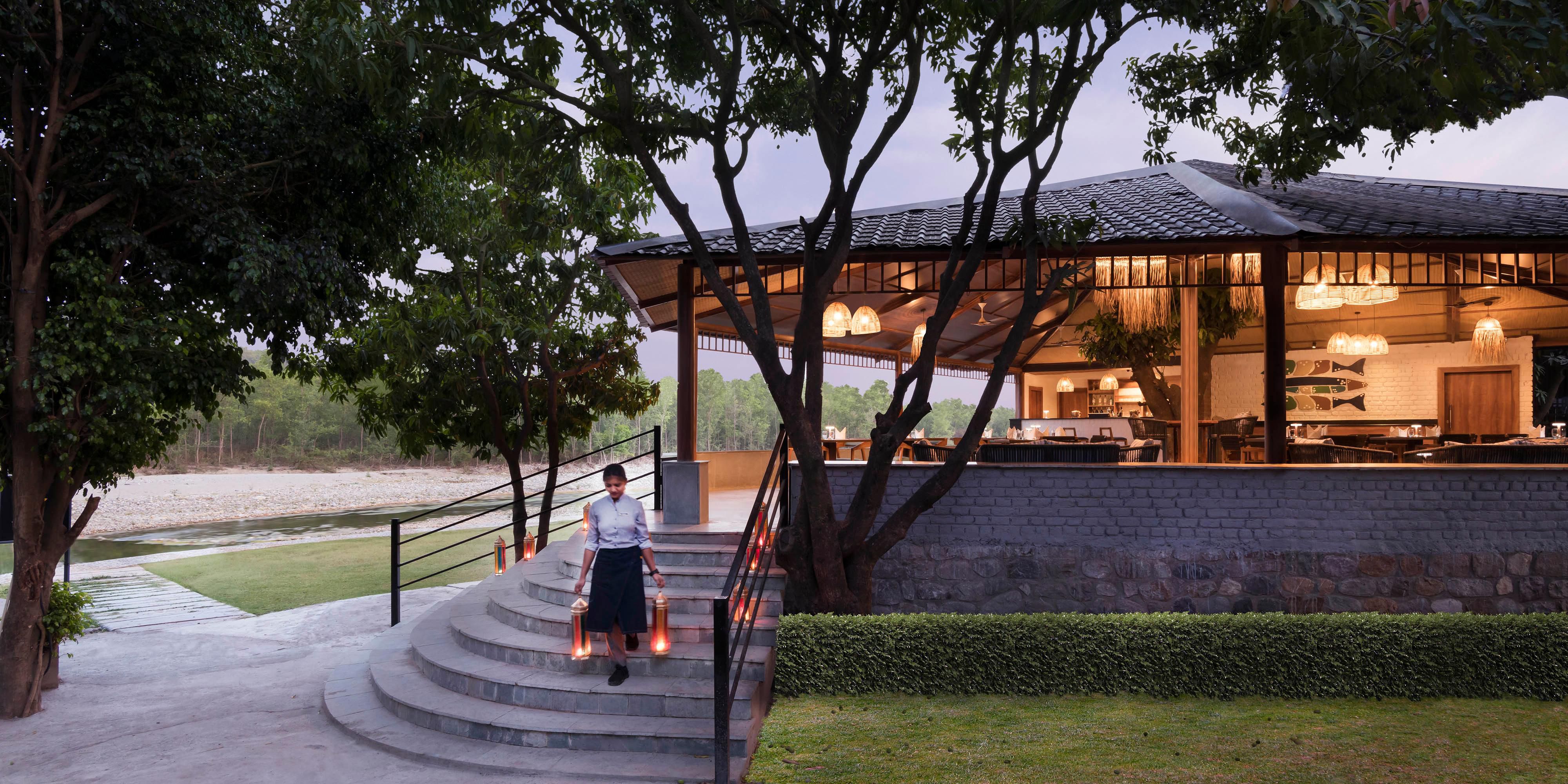 Escape to a world of romance with a private dinner by the serene Kosi River. Under a starlit sky, indulge in gourmet cuisine amidst candlelight, creating unforgettable memories.