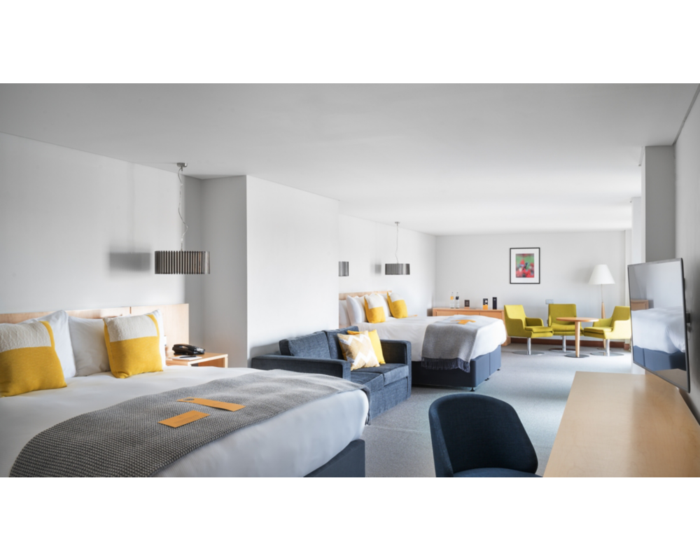 Premium 2 King Beds with Sofa-bed