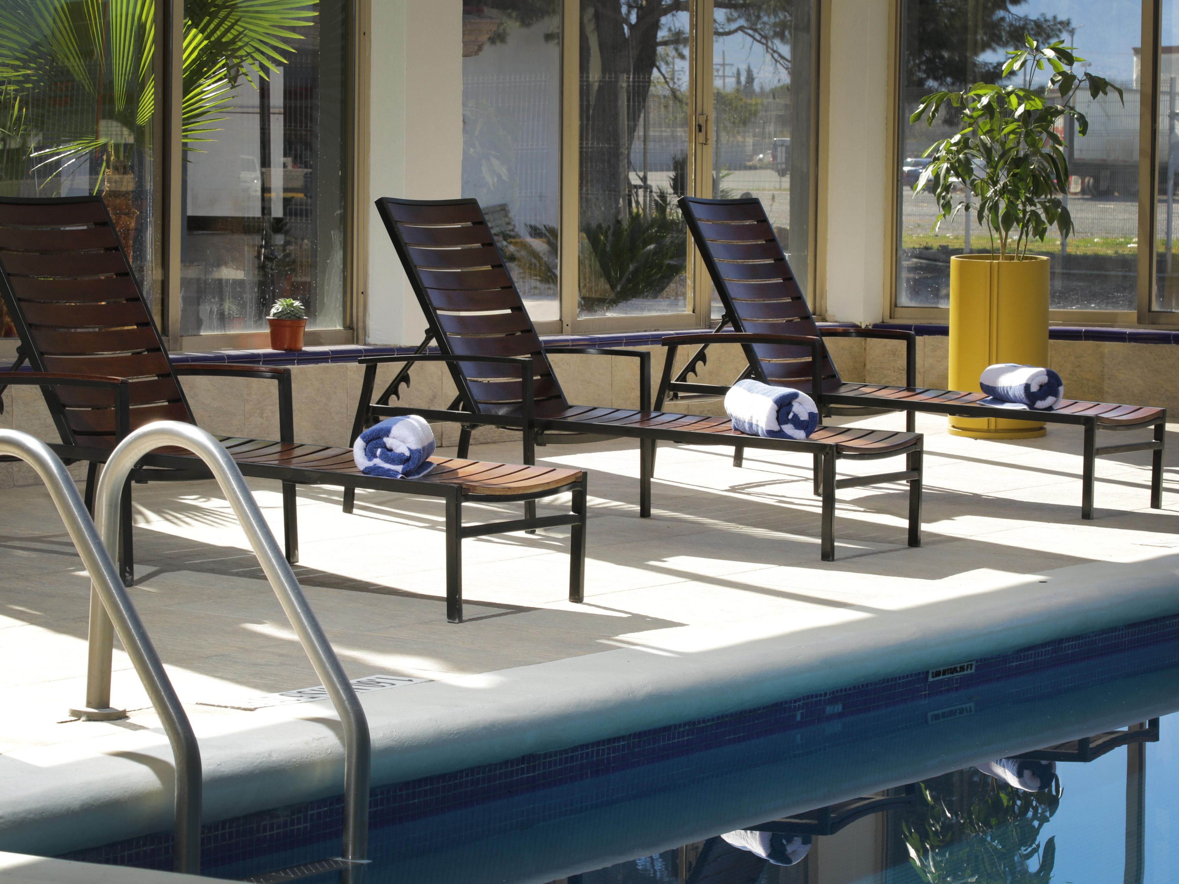 Take a moment and relax at our swimming pool.
