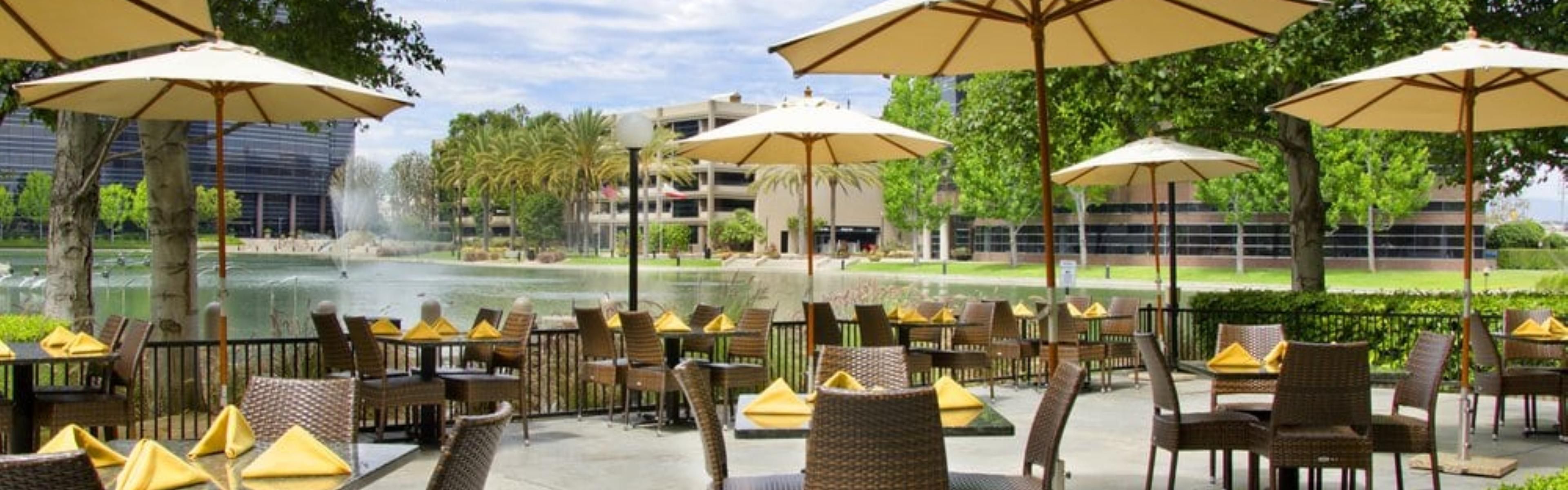 Relax lakeside: Enjoy serene views while dining on our cozy patio