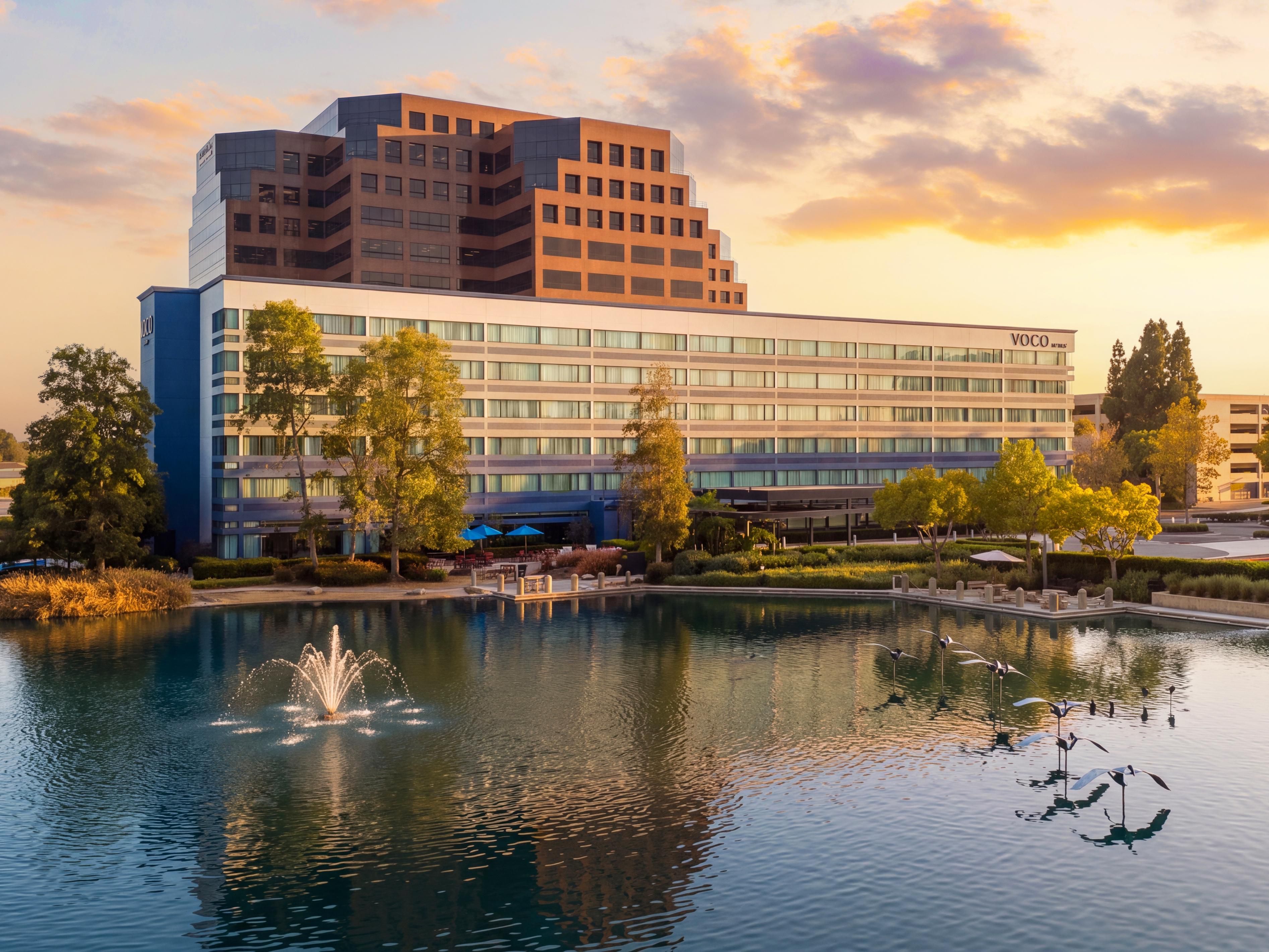 Sunsets at voco Orange County - Airport hotel.