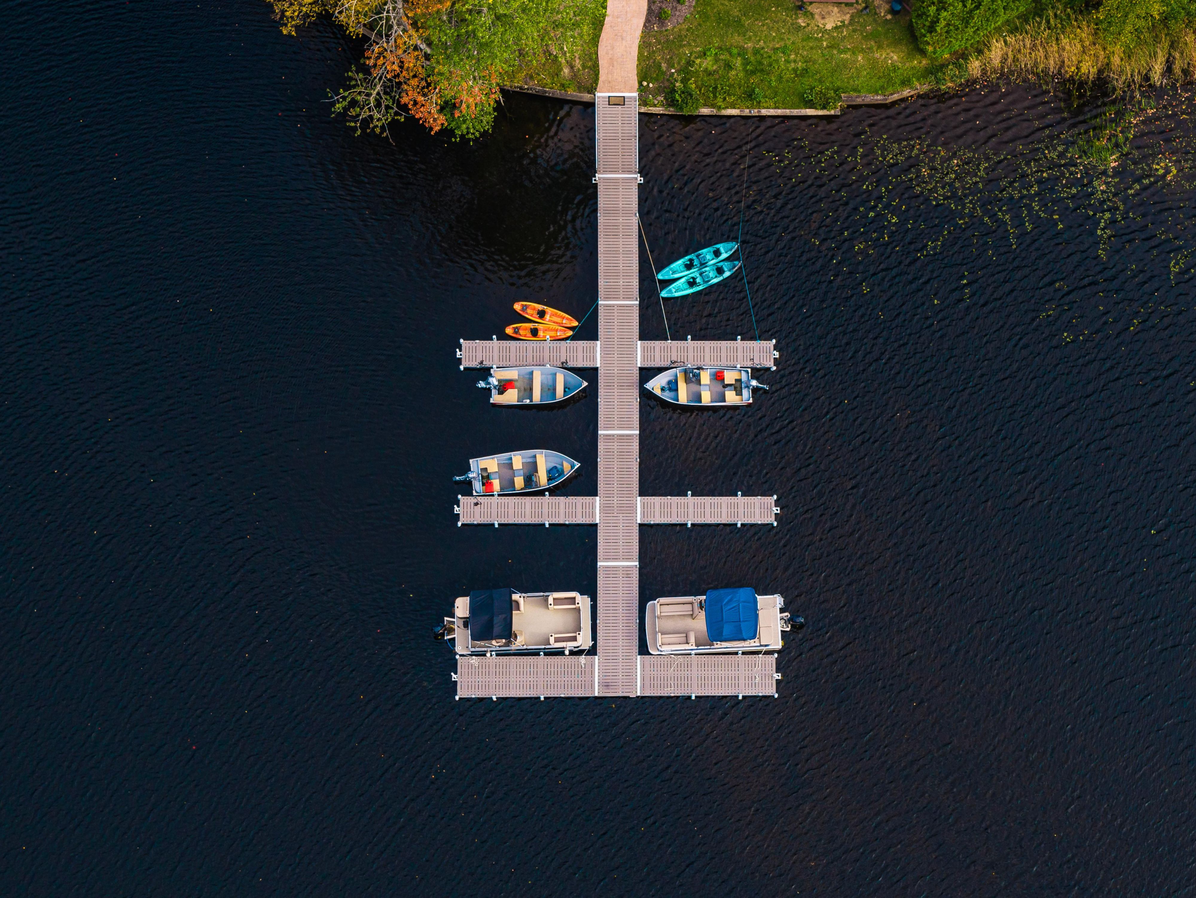 Boat on dock