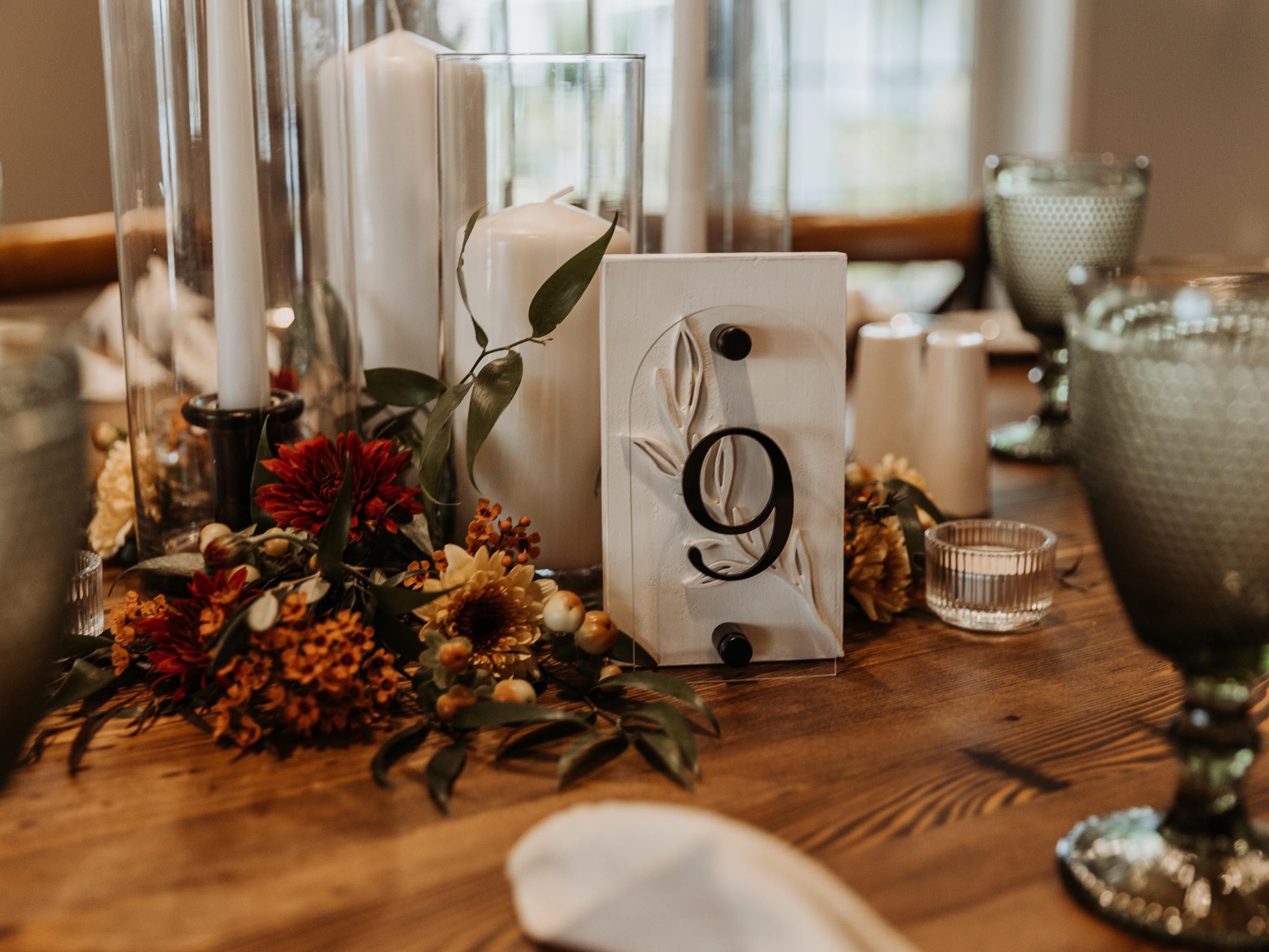 Harvest Parlor event decoratiom options.