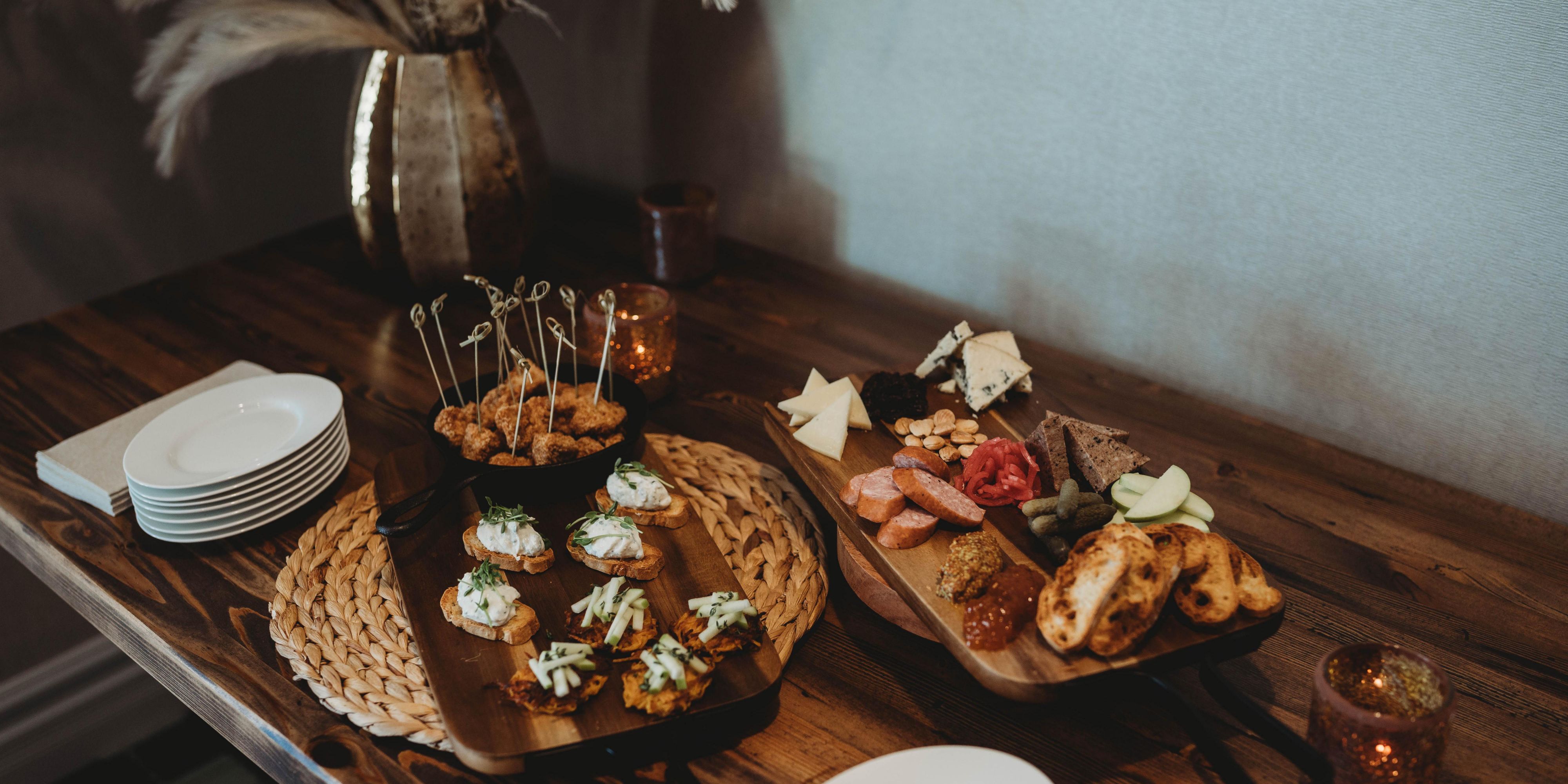 A display of appetizers