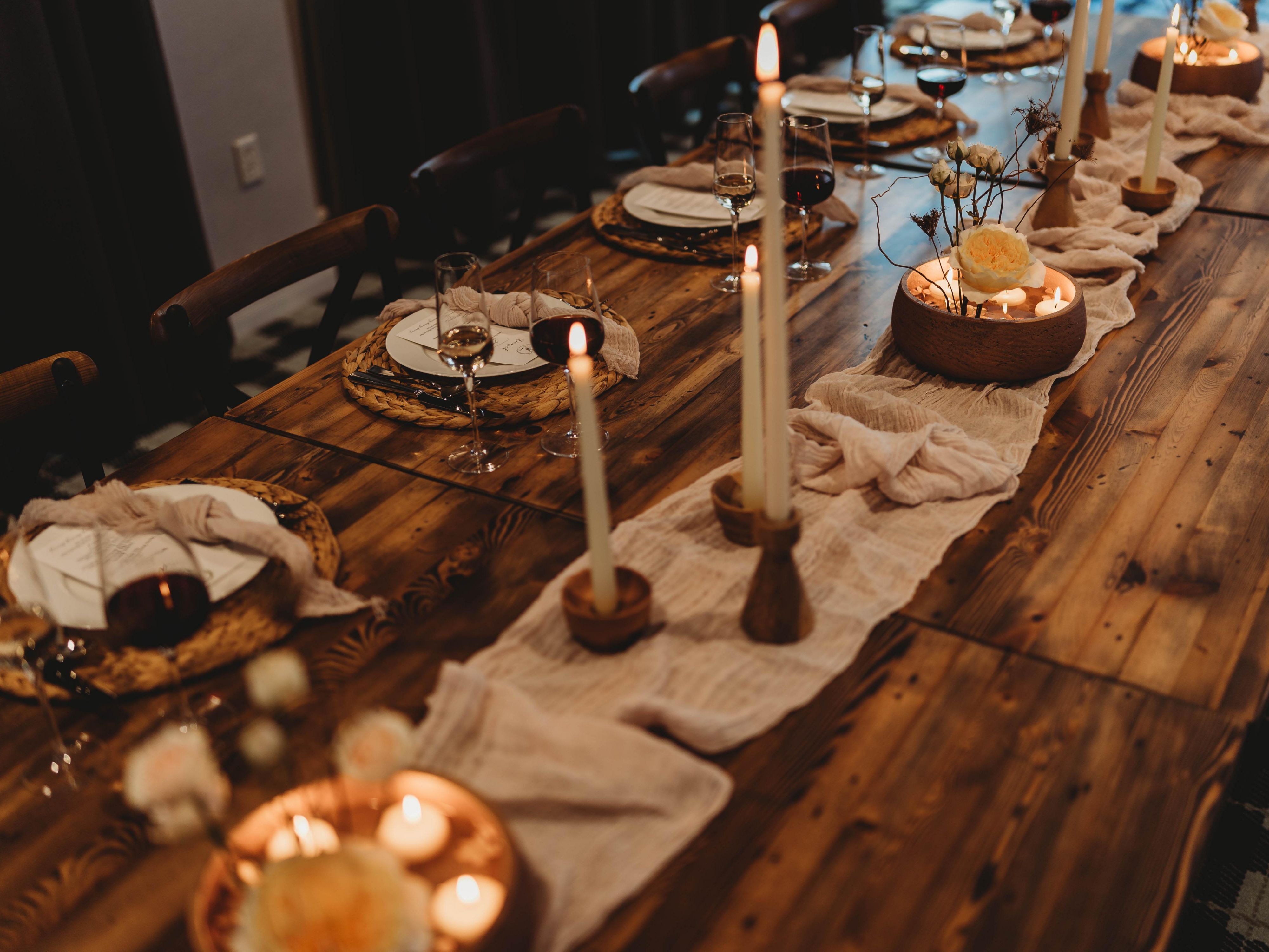 From intimate dinners to grand celebrations