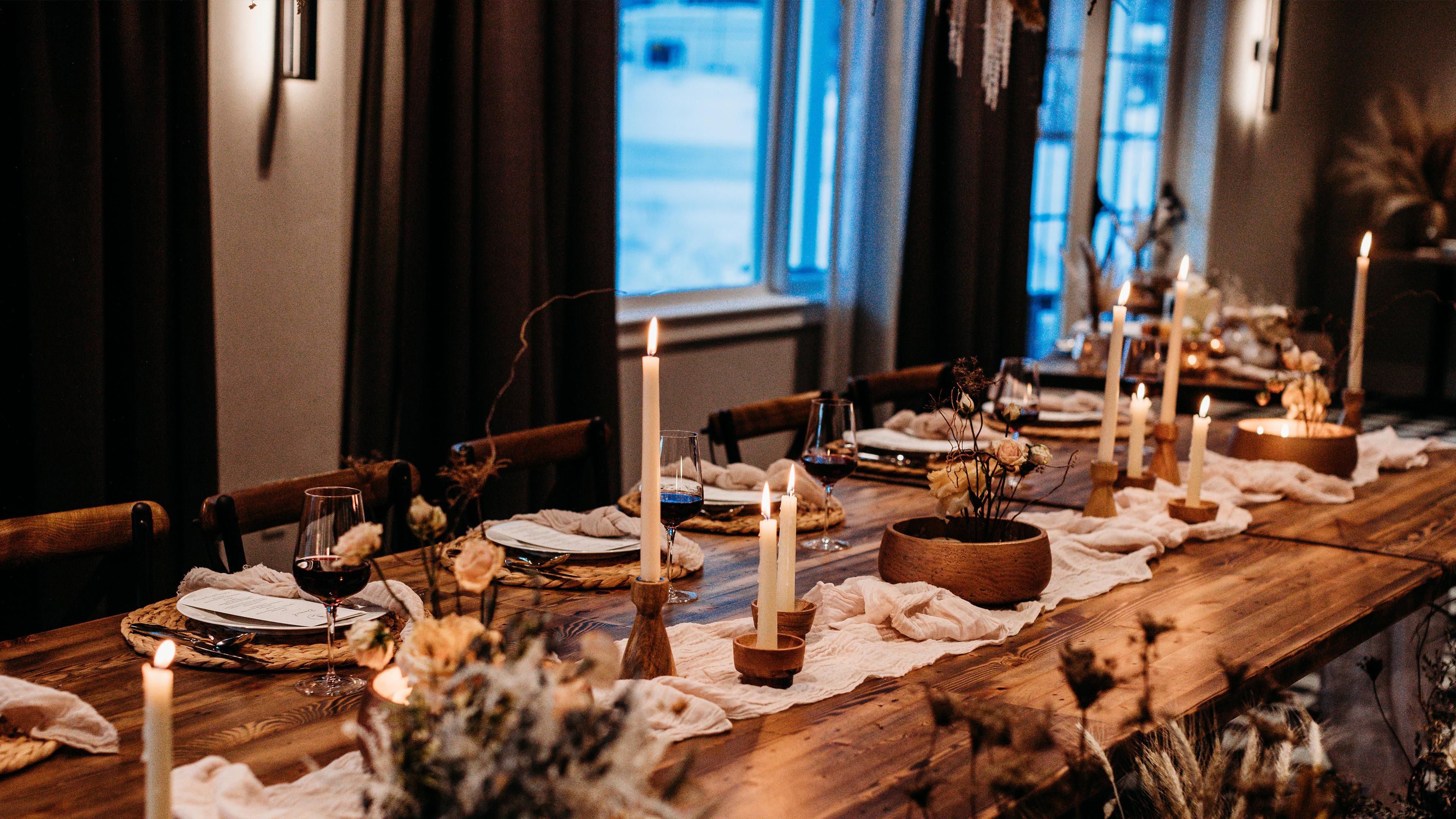 A tablescape that reflects your perfect day at Voco Saranc Lake.