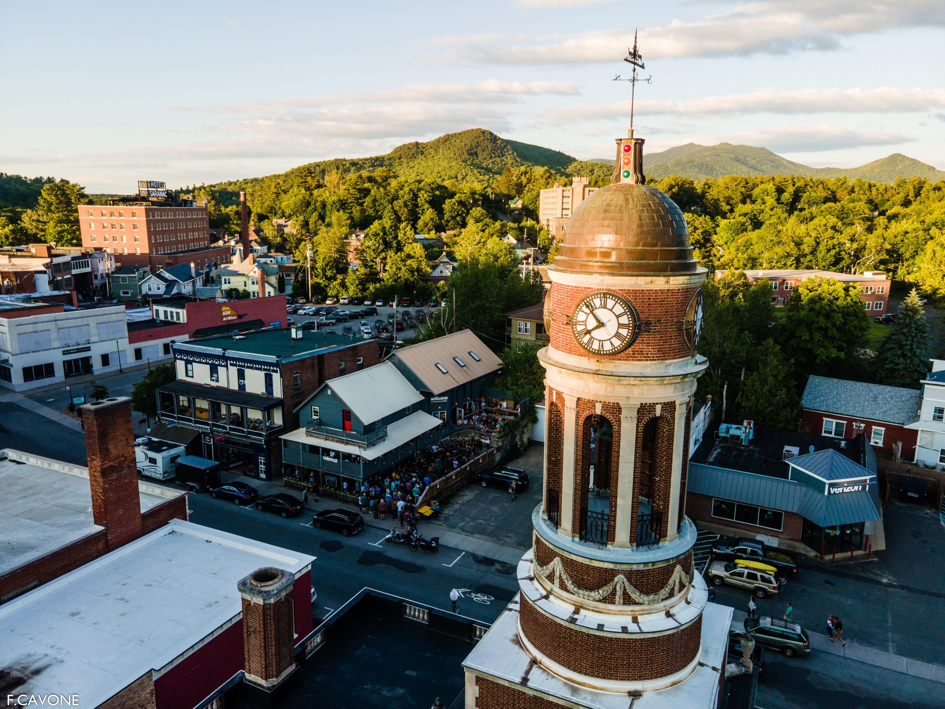 History of Saranac Lake hospitality. 