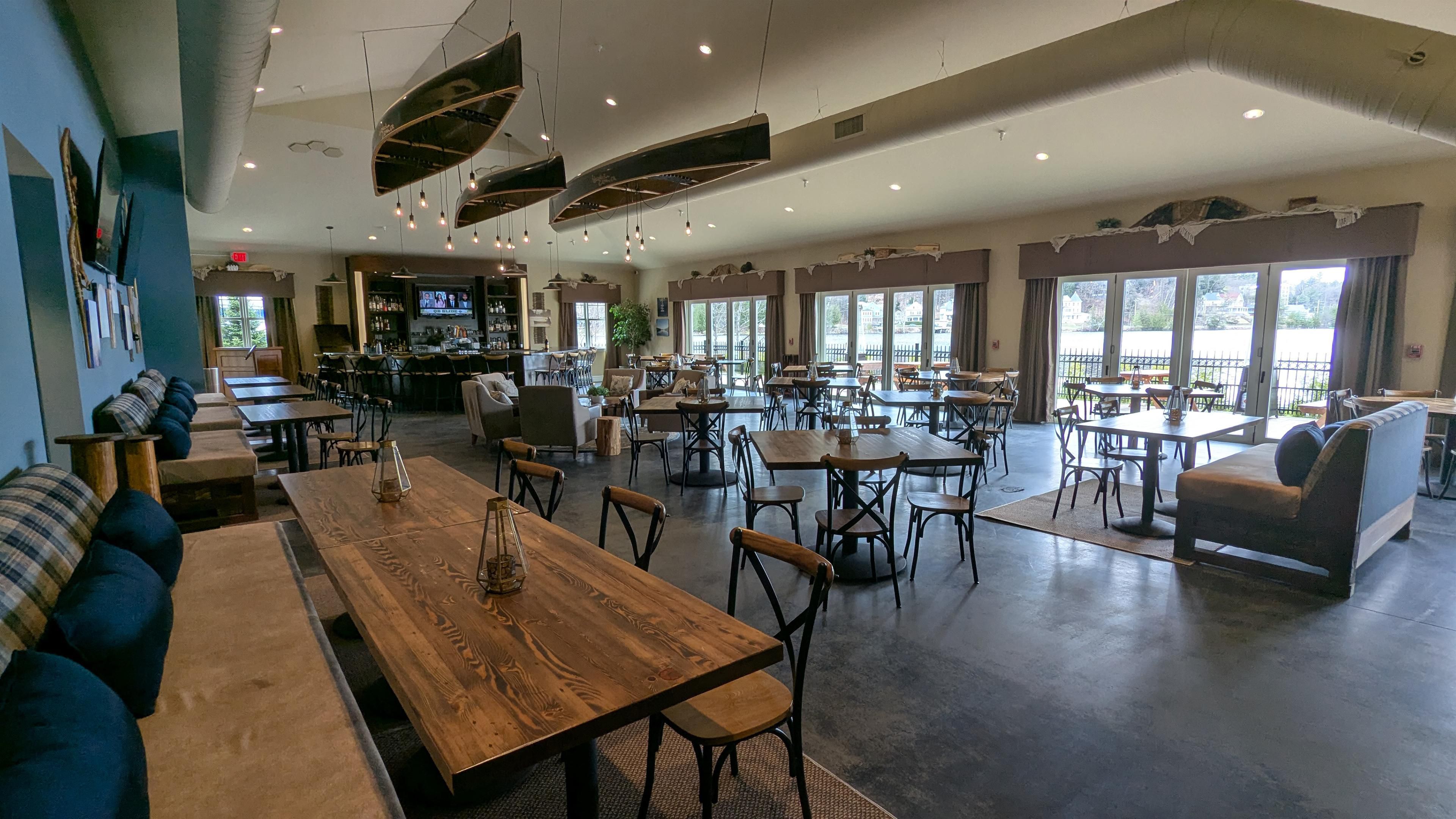 Savor local flavors with stunning lake views at Lakeside Drift.