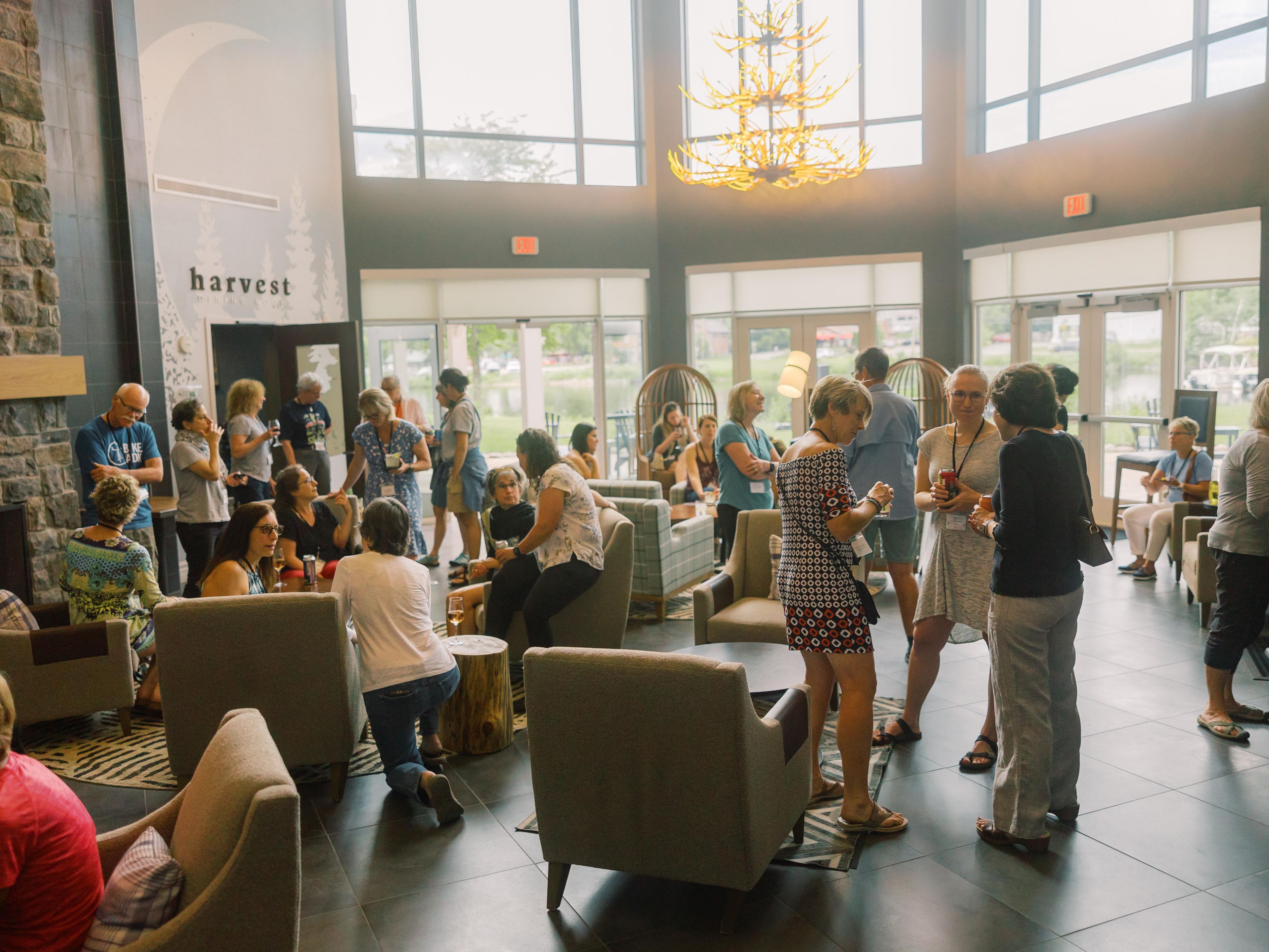 A space for networking.