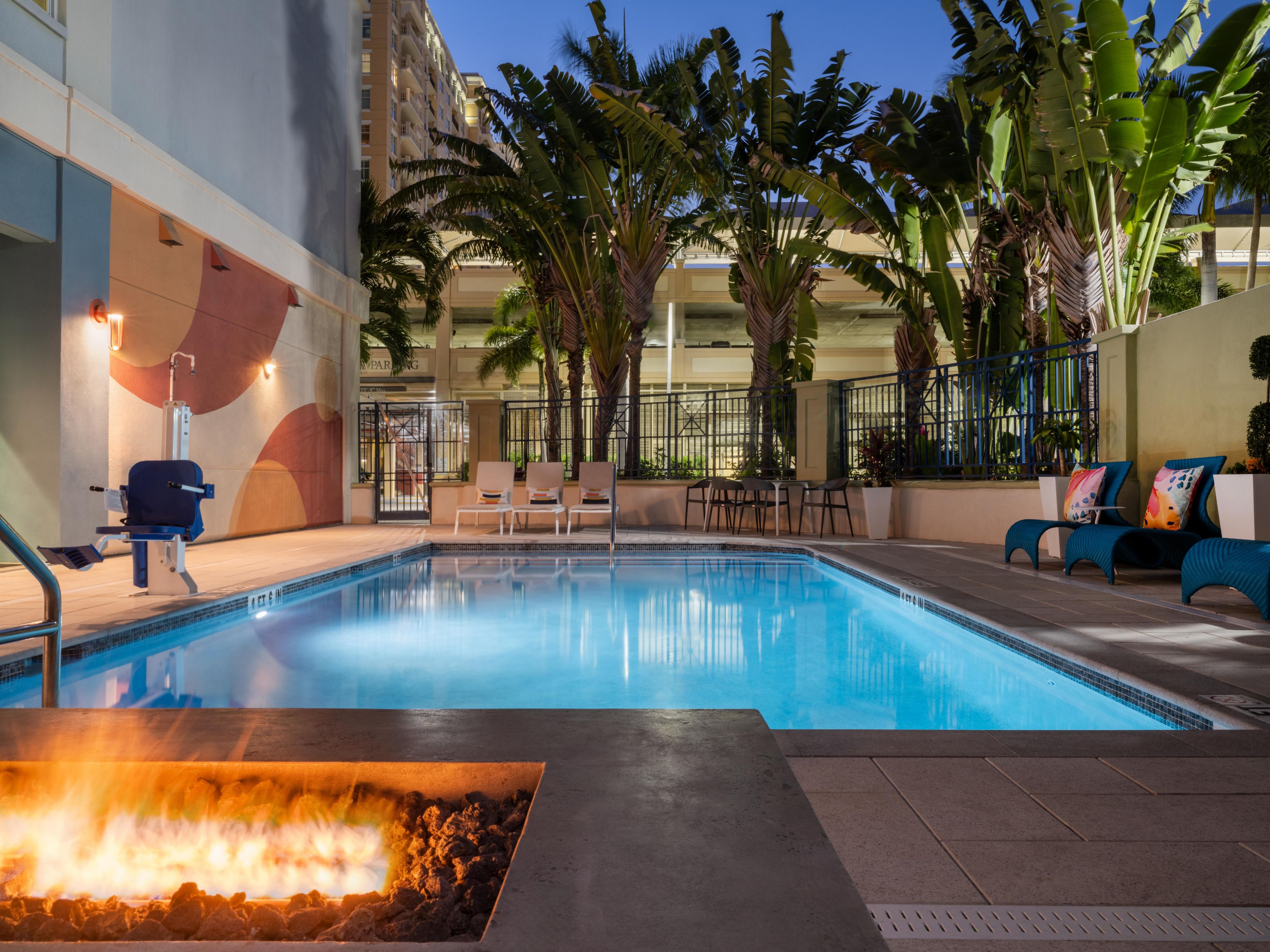 Our swimming pool is a perfect retreat for health and wellness.