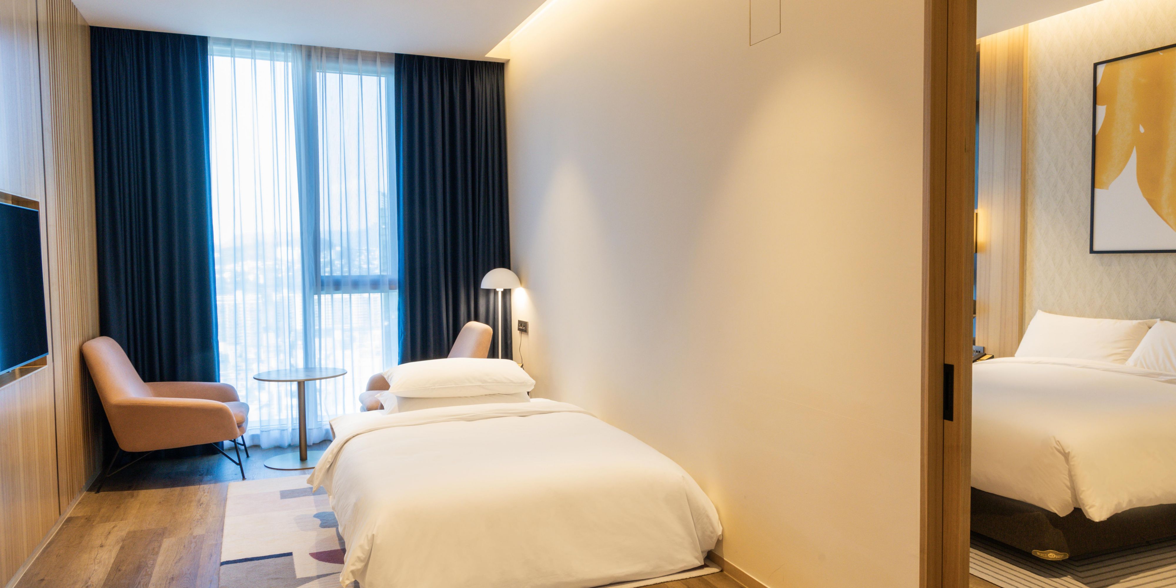 From Premium rooms to Suites, sofa beds ensure a comfortable stay for three or more guests. Available upon request (extra charges may apply).