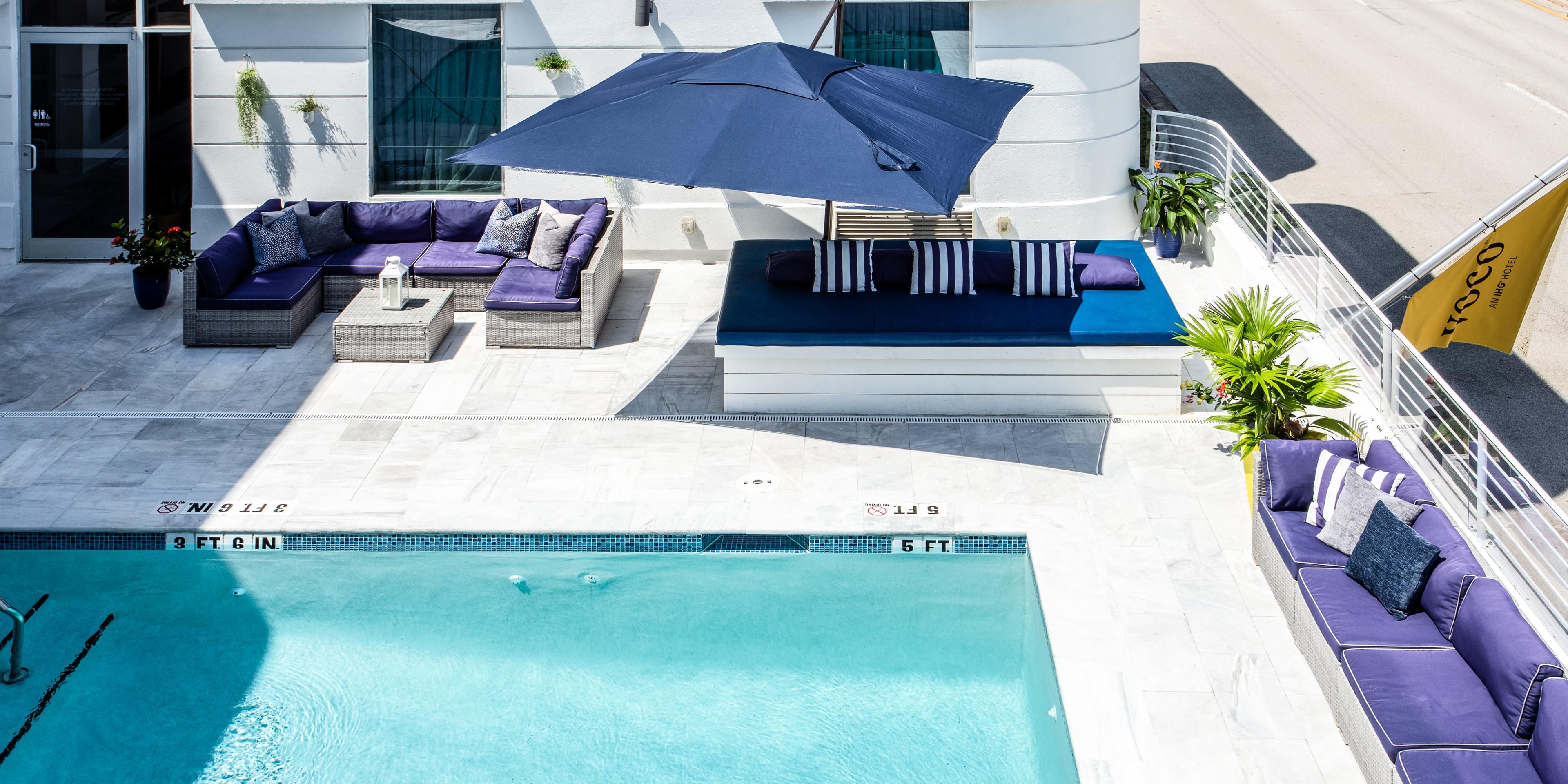 Our pool with sun deck are perfect for relaxing in the Florida sun