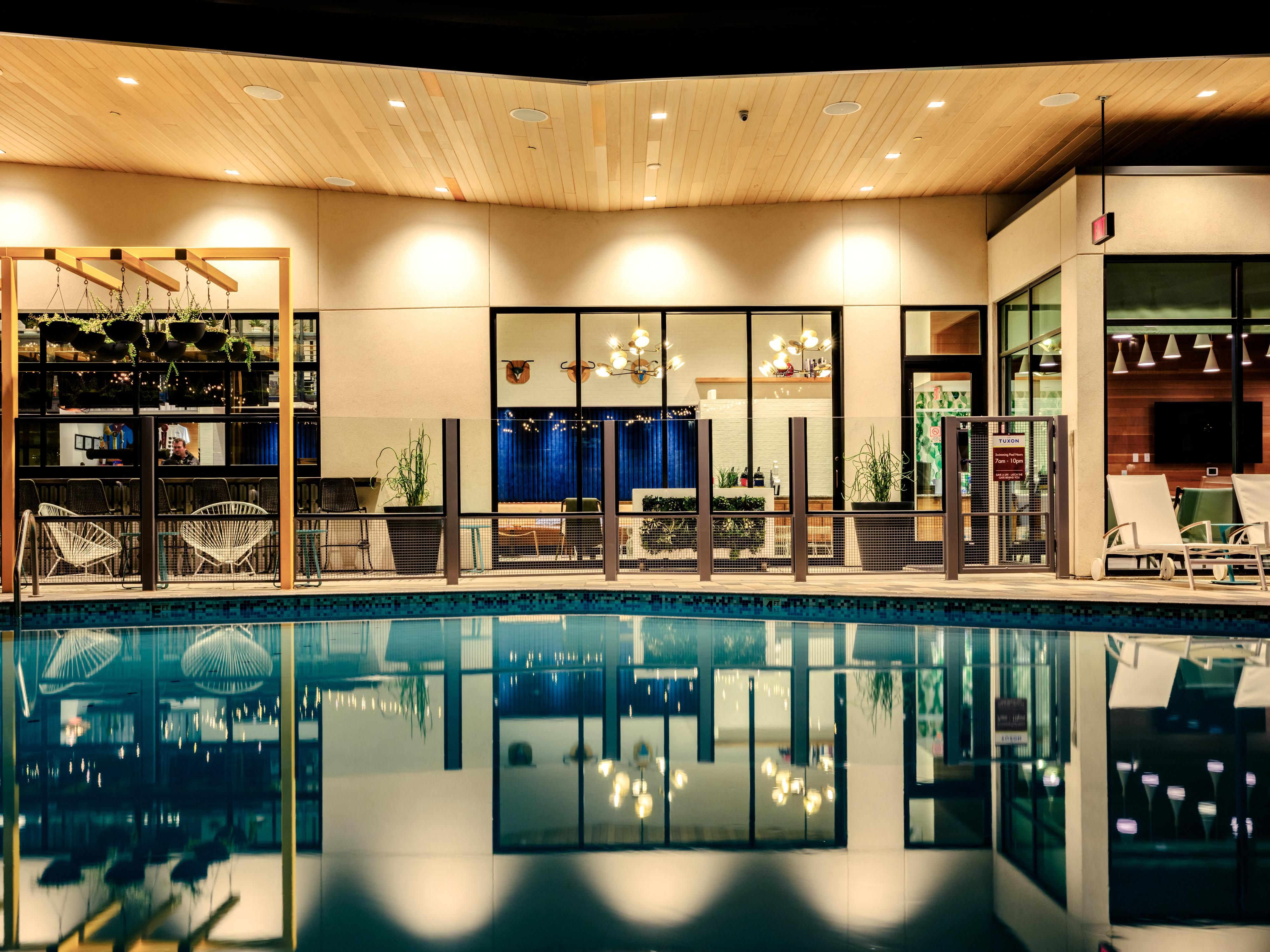 voco Tuxon Pool Bar at night