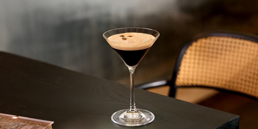 A bold coffee-inspired cocktail crafted for sophisticated lounge evenings.