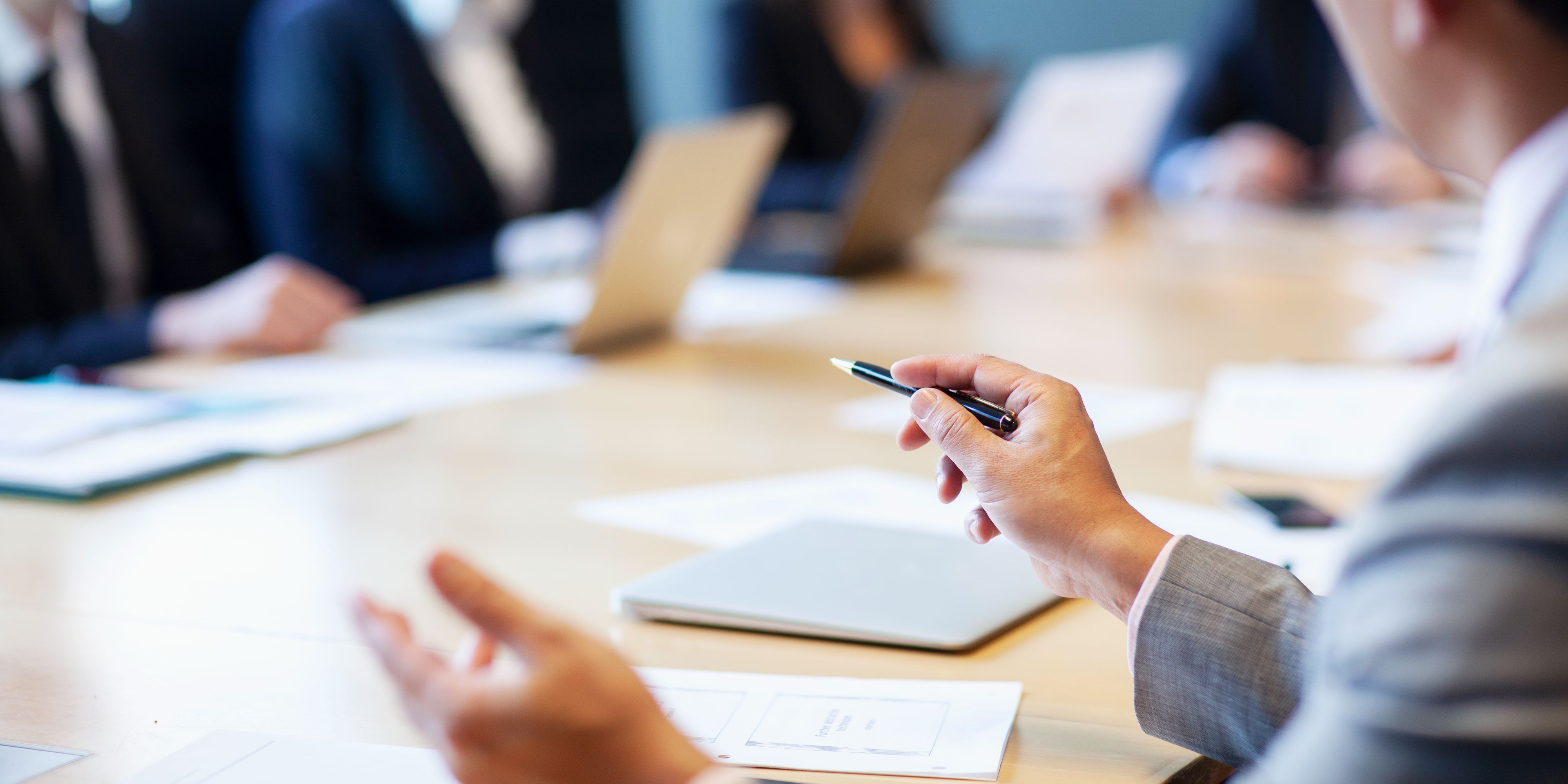 people in meeting room