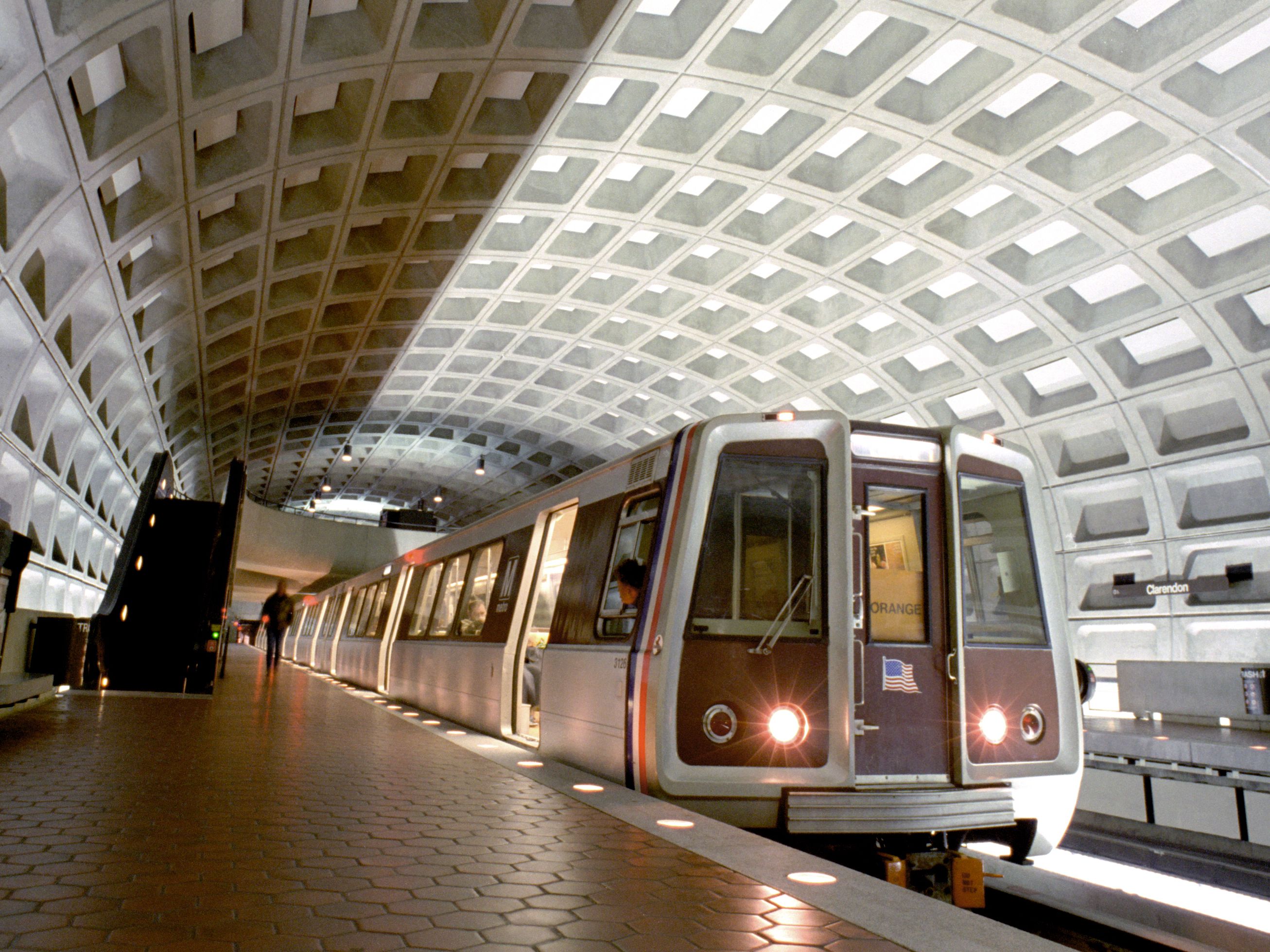 metro train station