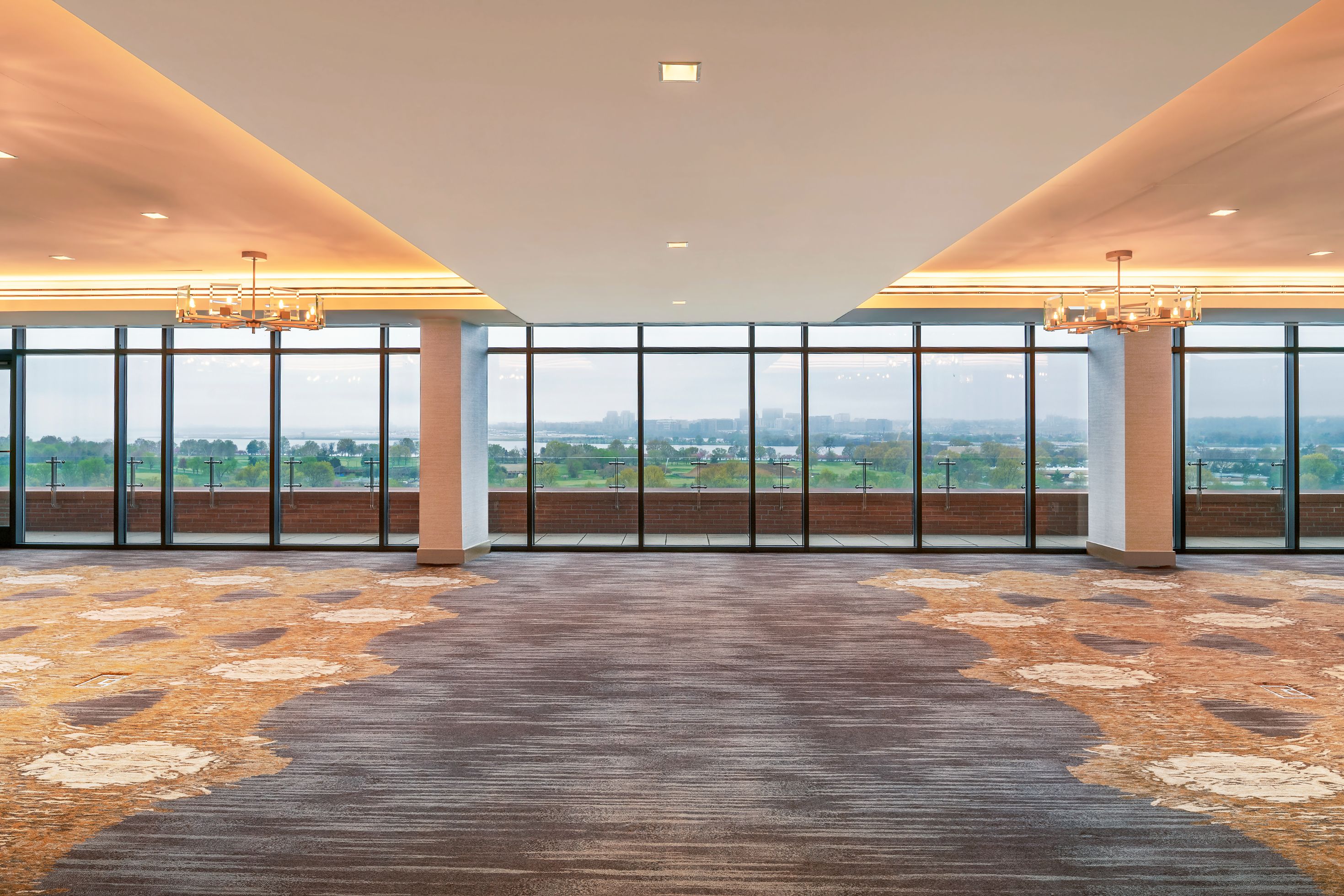 Algonquian meeting venue featuring natual light and views of the city and wharf.