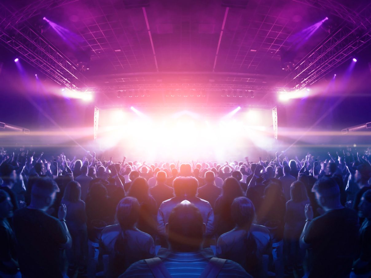 People at a concert
