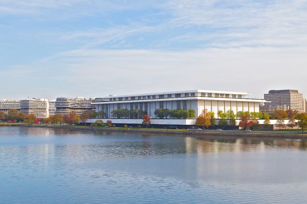Exterior of The Kennedy Center.