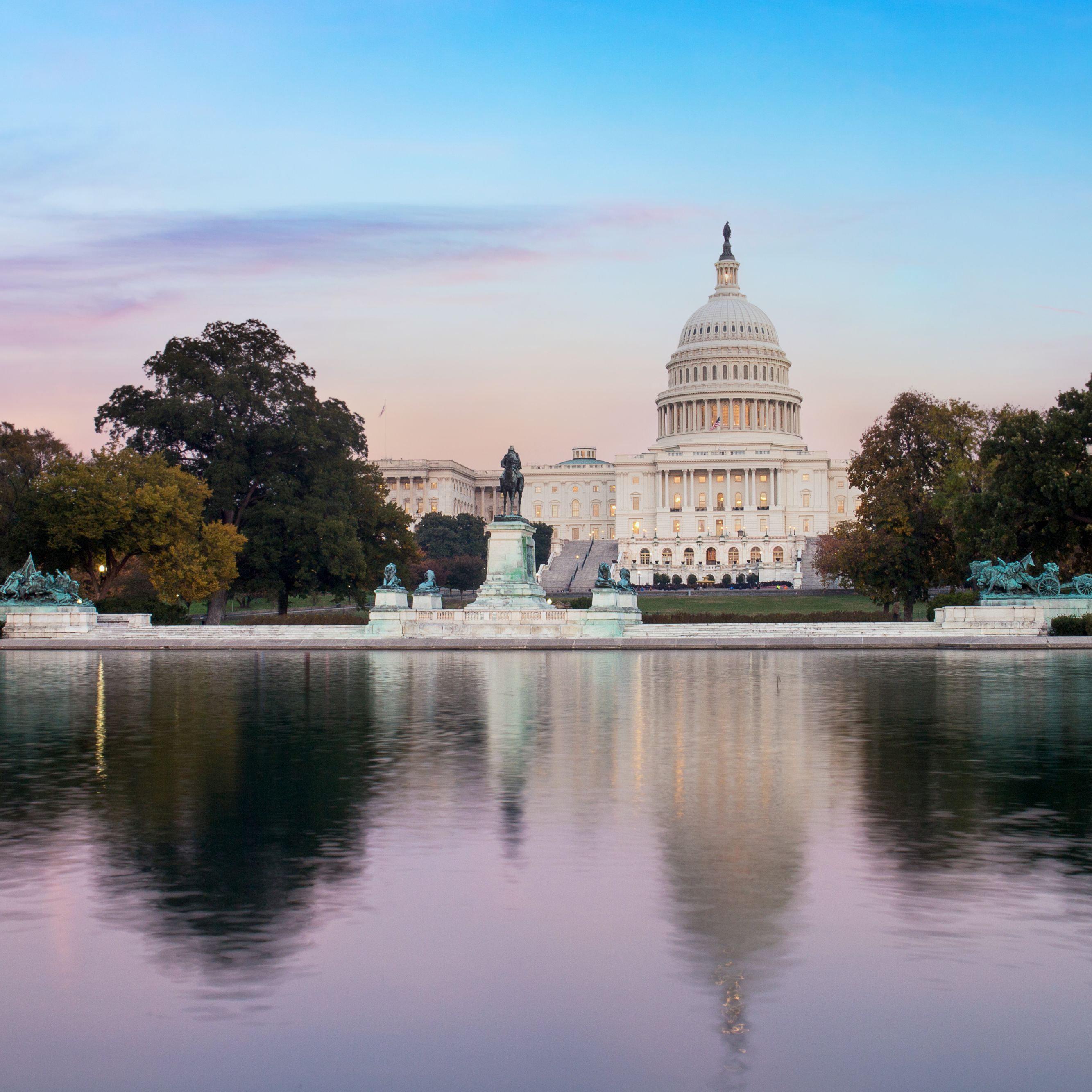 U.S. Capitol reflected in the Capitol Reflecting Pool