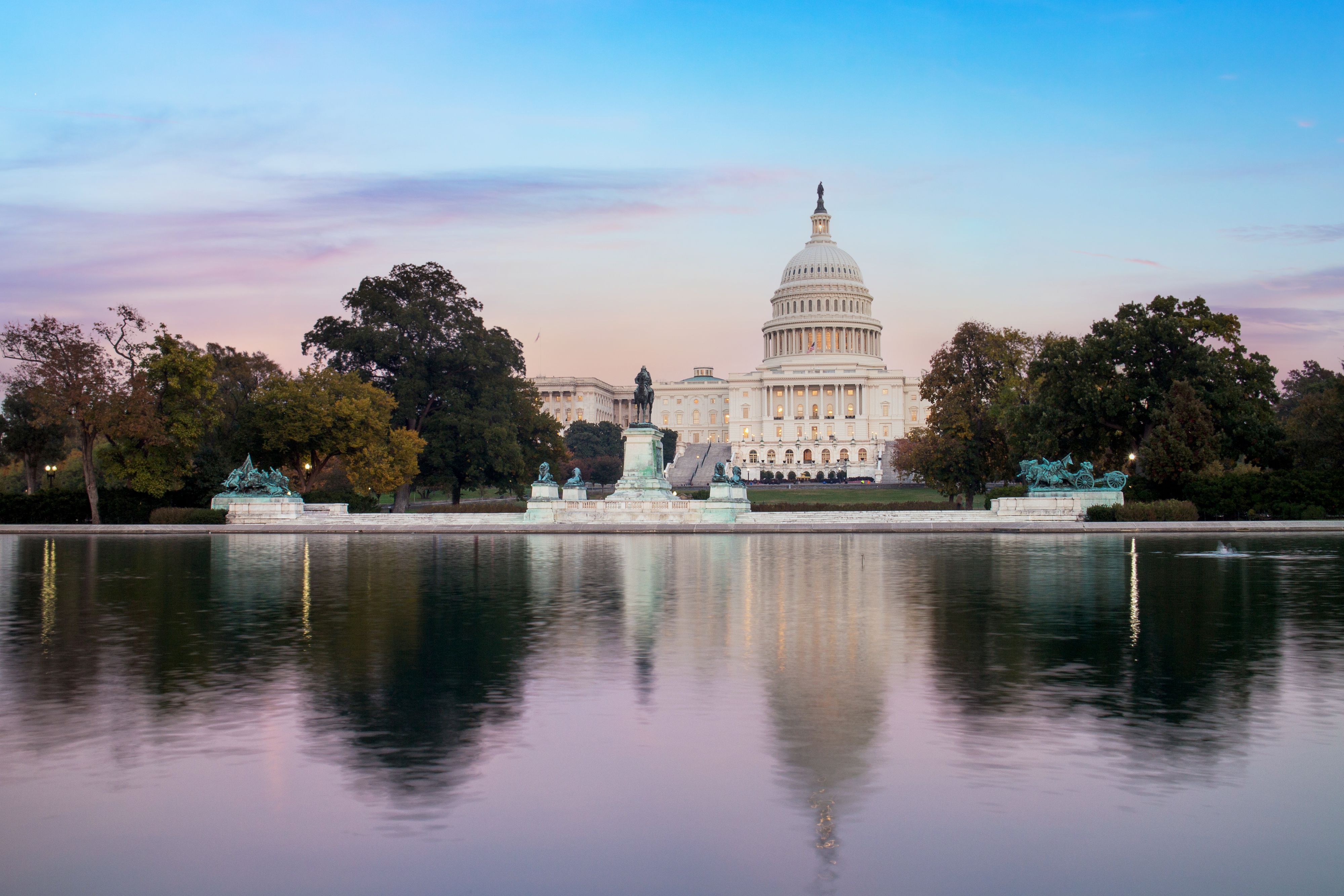 U.S. Capitol reflected in the Capitol Reflecting Pool