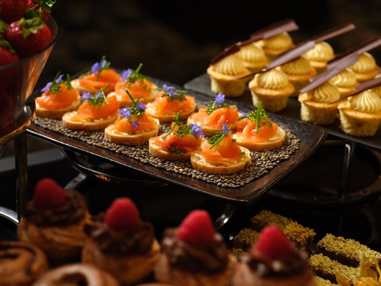 Catering at wedding