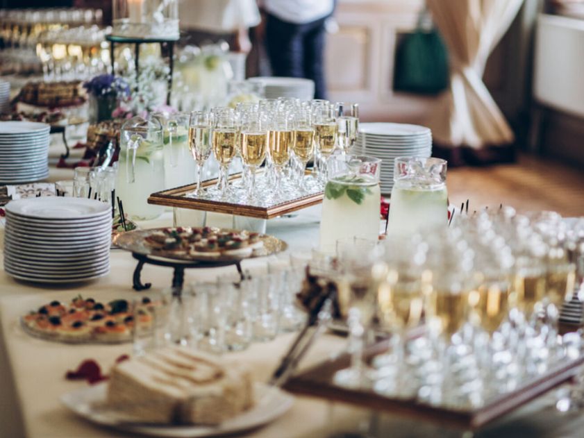 decorative table for wedding