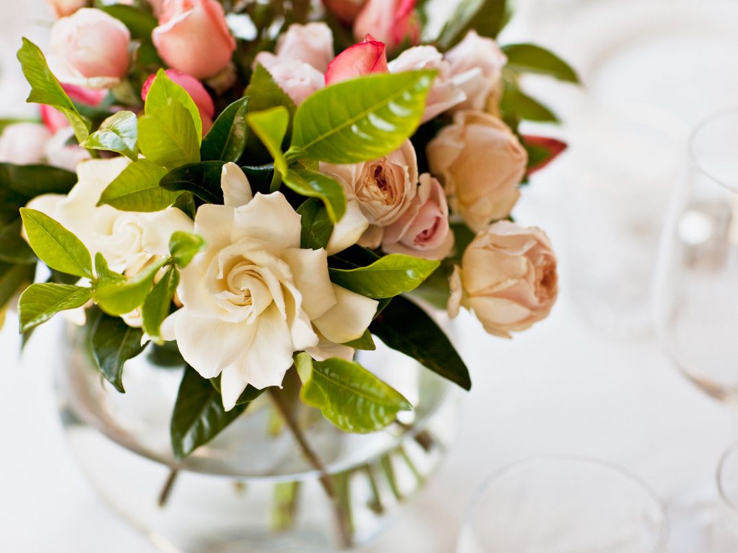 Wedding bouquet of flowers