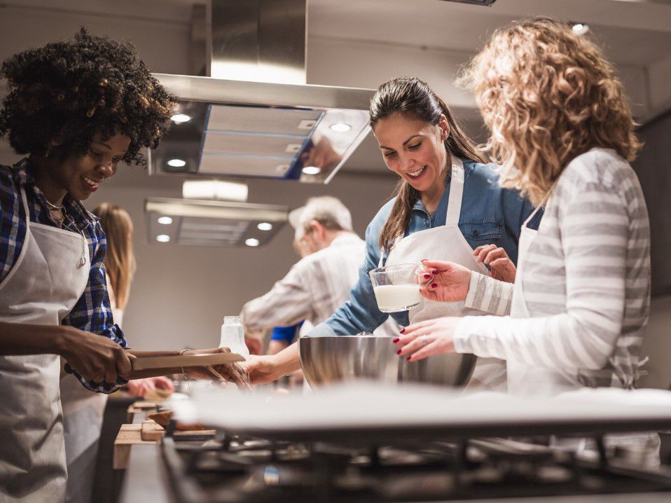 Culinary workshop with small group 