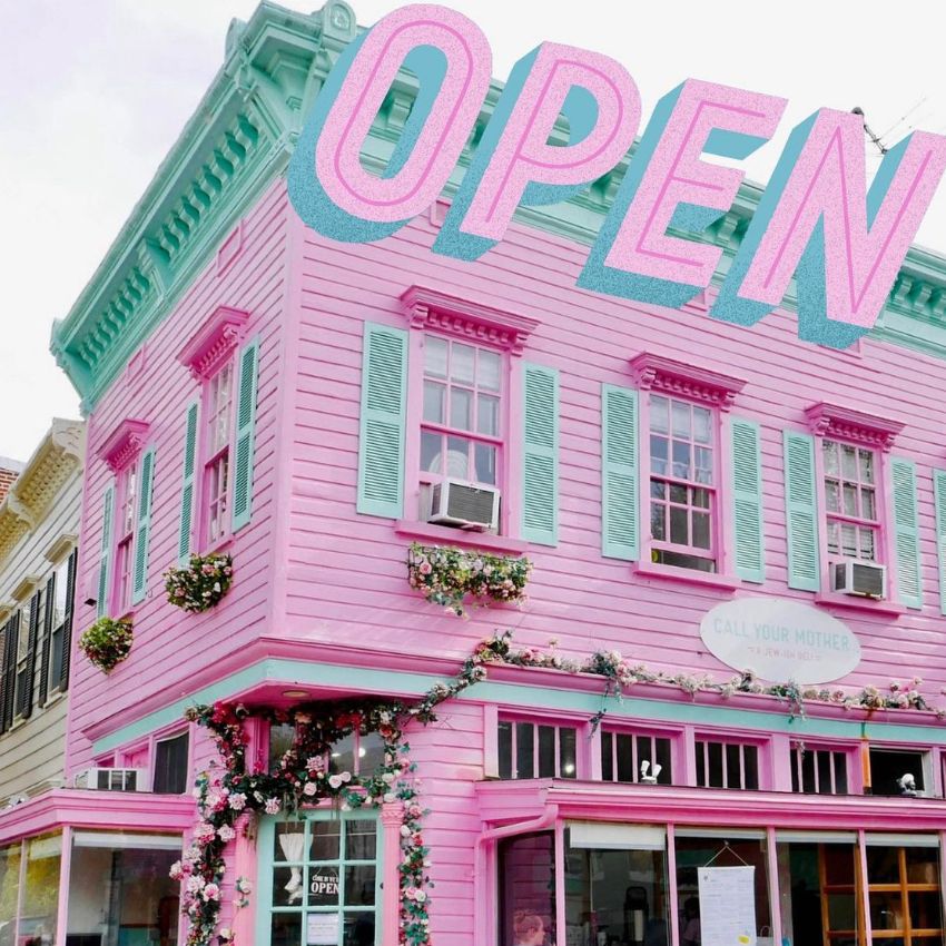 Call Your Mother Exterior pink building in Washington DC