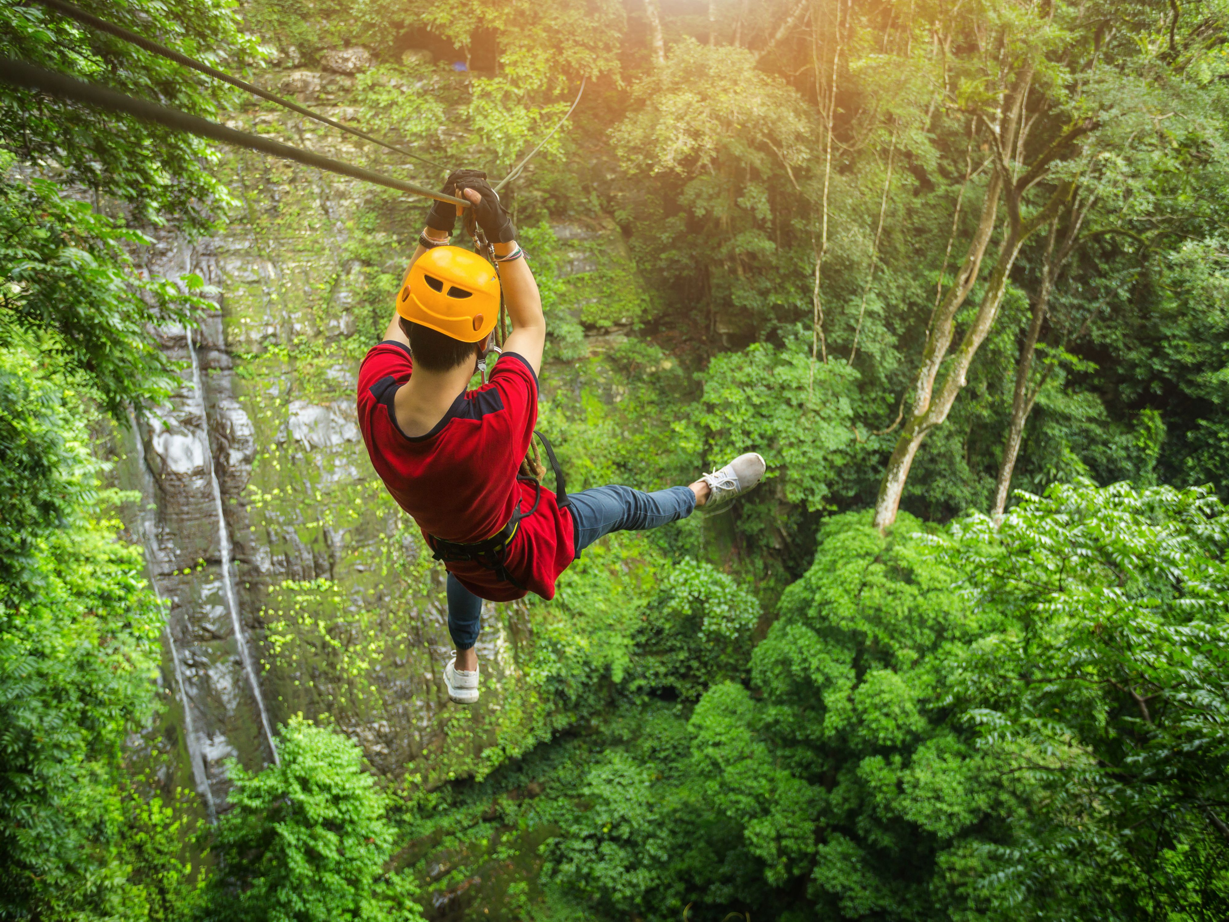 zip lining