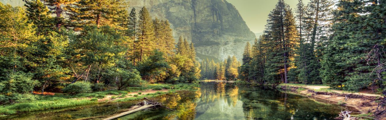 National Park view of lake
