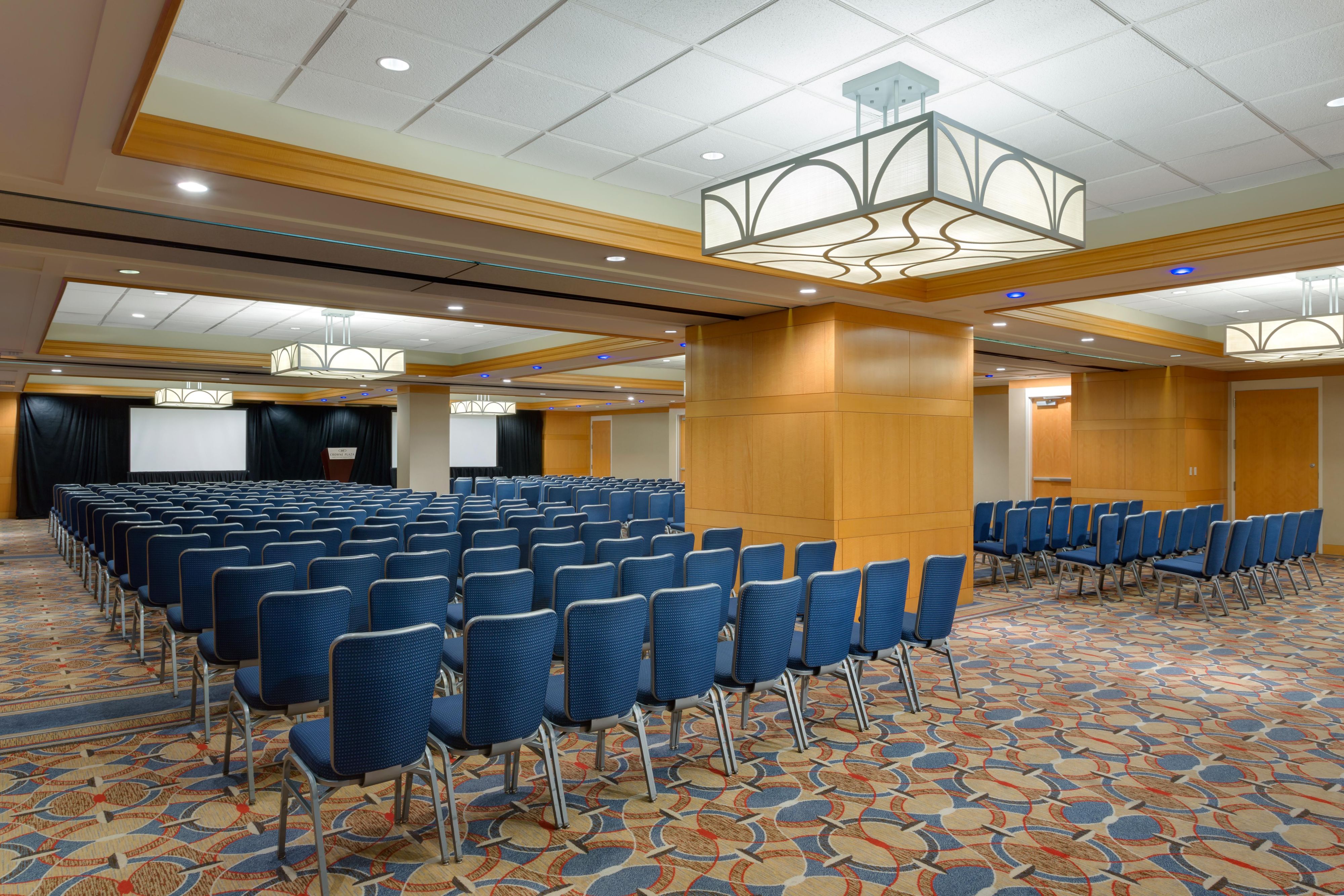 Spacious pre-function space for registration or receptions.