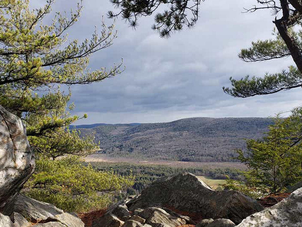 View from mountainside